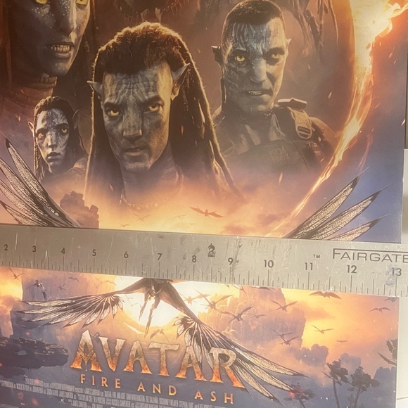 Avatar BUNDLE 2025 Fire and Ash Ticket, Posters, Pin, Notebook Friend Fam NEW - Picture 9 of 12